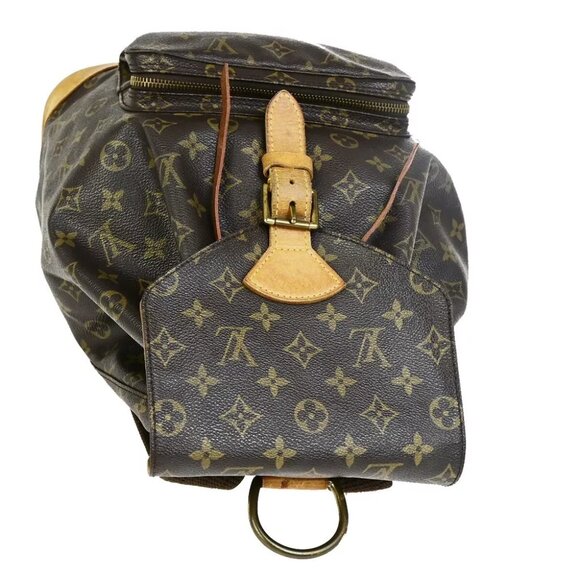 LOUIS VUITTON Montsouris GM Backpack Bag Monogram Leather Brown M51135 70FB218 - Picture 15 of 16